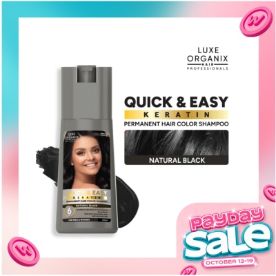 LUXE ORGANIX Luxe Organix Hair Color Shampoo Natural Black 200ml image