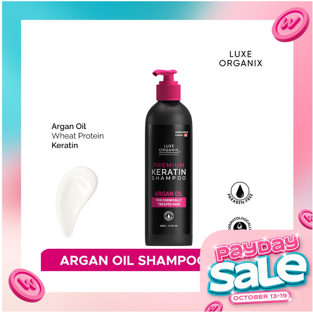 Premium Keratin Argan Shampoo 500ml image