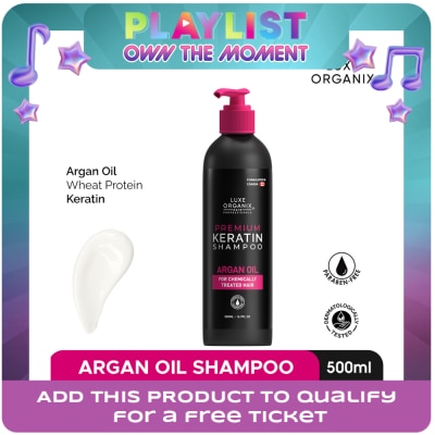 LUXE ORGANIX - Premium Keratin Argan Shampoo 500ml