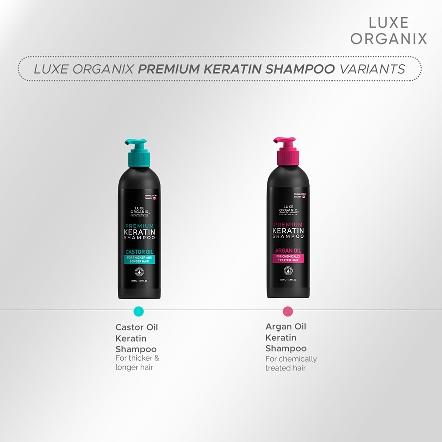 Premium Keratin Argan Shampoo 500ml