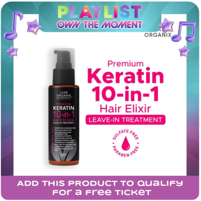 LUXE ORGANIX - Luxe Organix Keratin 10in1 Hair Elixir Leave-in Treatment 100ml