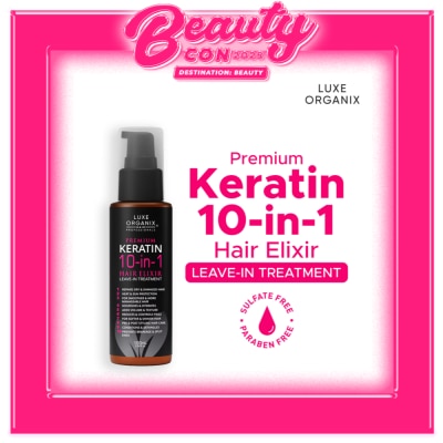 LUXE ORGANIX Luxe Organix Keratin 10in1 Hair Elixir Leave-in Treatment 100ml