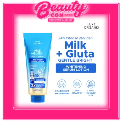 LUXE ORGANIX Milk + Gluta Whitening Serum Lotion Buy 1 Take 1 350ml