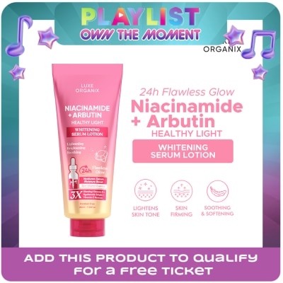 LUXE ORGANIX - LUXE ORGANIX Niacinamide + Alpha Arbutin Whitening Serum Lotion 350ml Buy2 Get 50% off