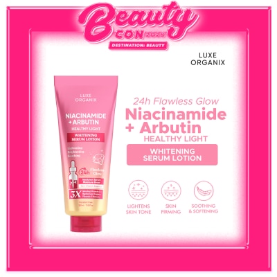 LUXE ORGANIX Niacinamide + Alpha Arbutin Whitening Serum Lotion Buy 1 Take 1 350ml