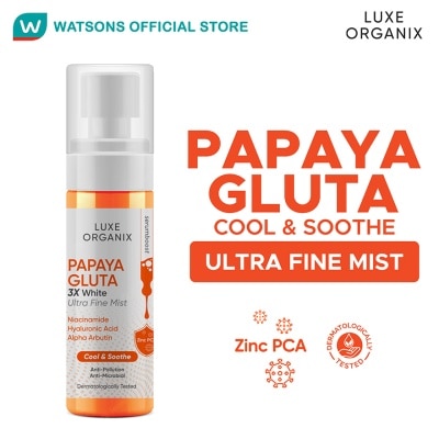 LUXE ORGANIX LUXE ORGANIX Papaya Gluta 3X White Ultra Fine Mist 80ml