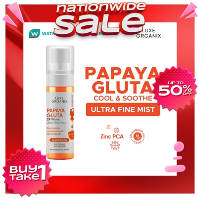 LUXE ORGANIX LUXE ORGANIX Papaya Gluta 3X White Ultra Fine Mist 80ml