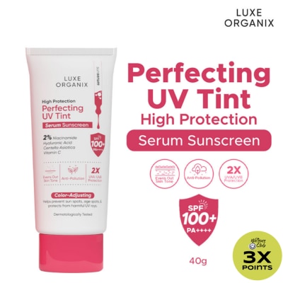 LUXE ORGANIX Luxe Organix High Protection Perfecting UV Tint Serum Sunscreen SPF 50 PA +++ 40g