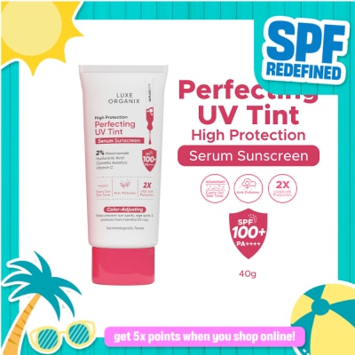 LUXE ORGANIX - LUXE ORGANIX Perfecting UV Tint Serum Sunscreen SPF 100+ PA ++++ 40g
