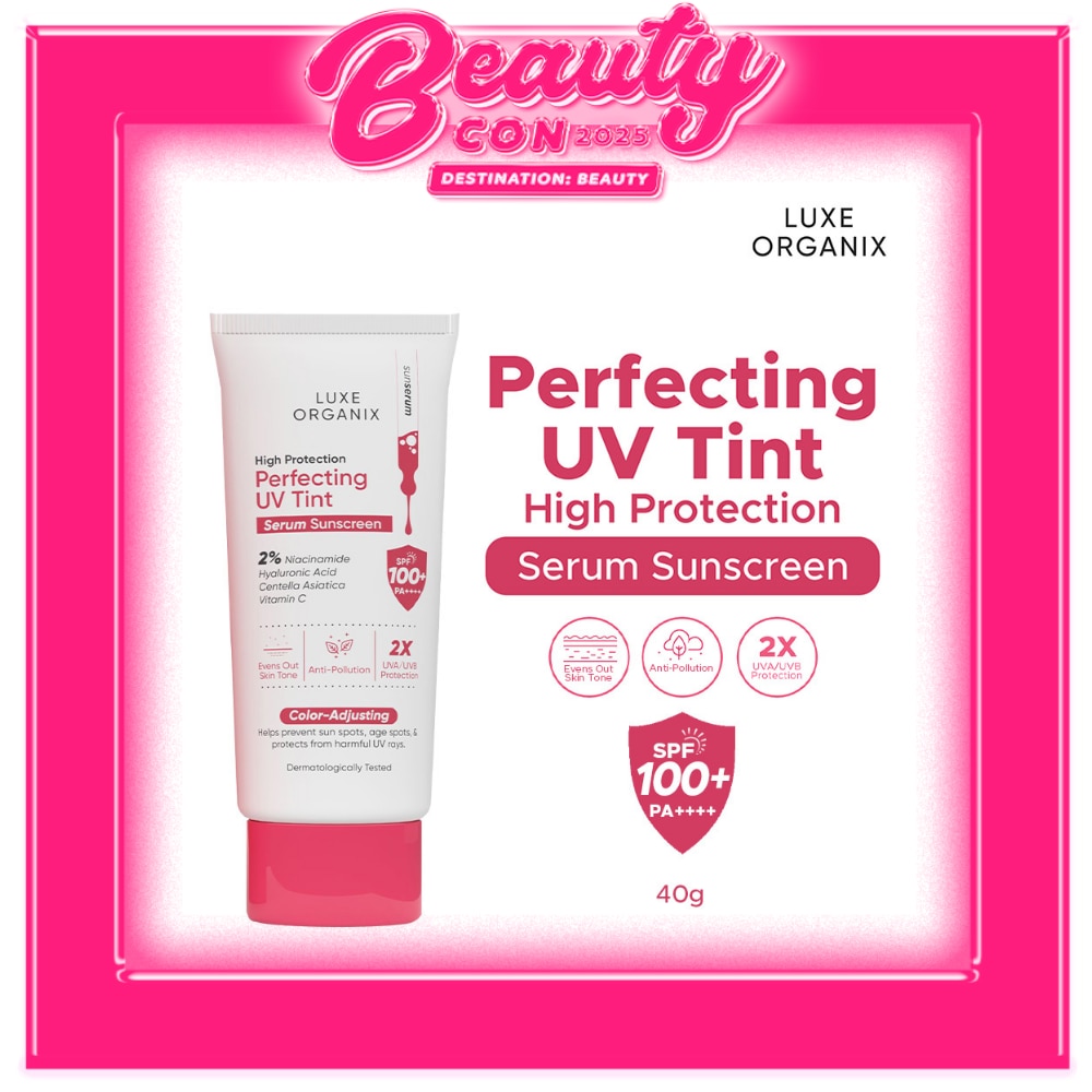 LUXE ORGANIX High Protection Perfecting UV Tint Serum Sunscreen SPF 50 PA +++ 40g