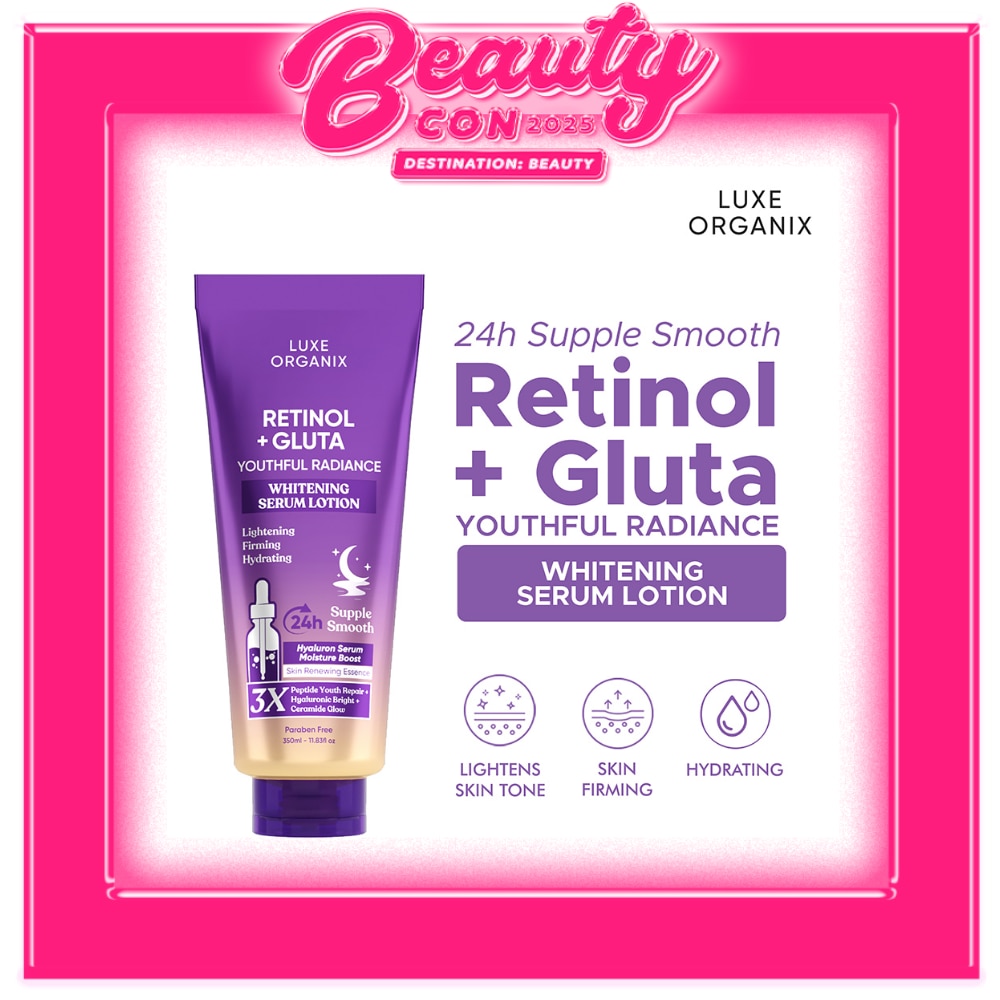 Retinol + Gluta Whitening Serum Lotion 350ml