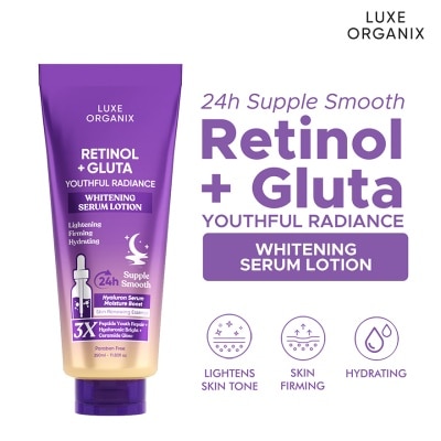 LUXE ORGANIX Retinol + Gluta Whitening Serum Lotion Buy 1 Take 1 350ml