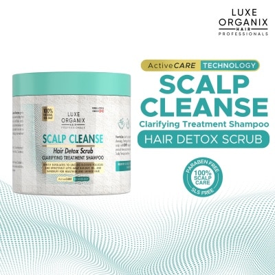 LUXE ORGANIX LUXE ORGANIX Scalp Cleanse Hair Detox Scrub Clarifying Treatment Shampoo 220g