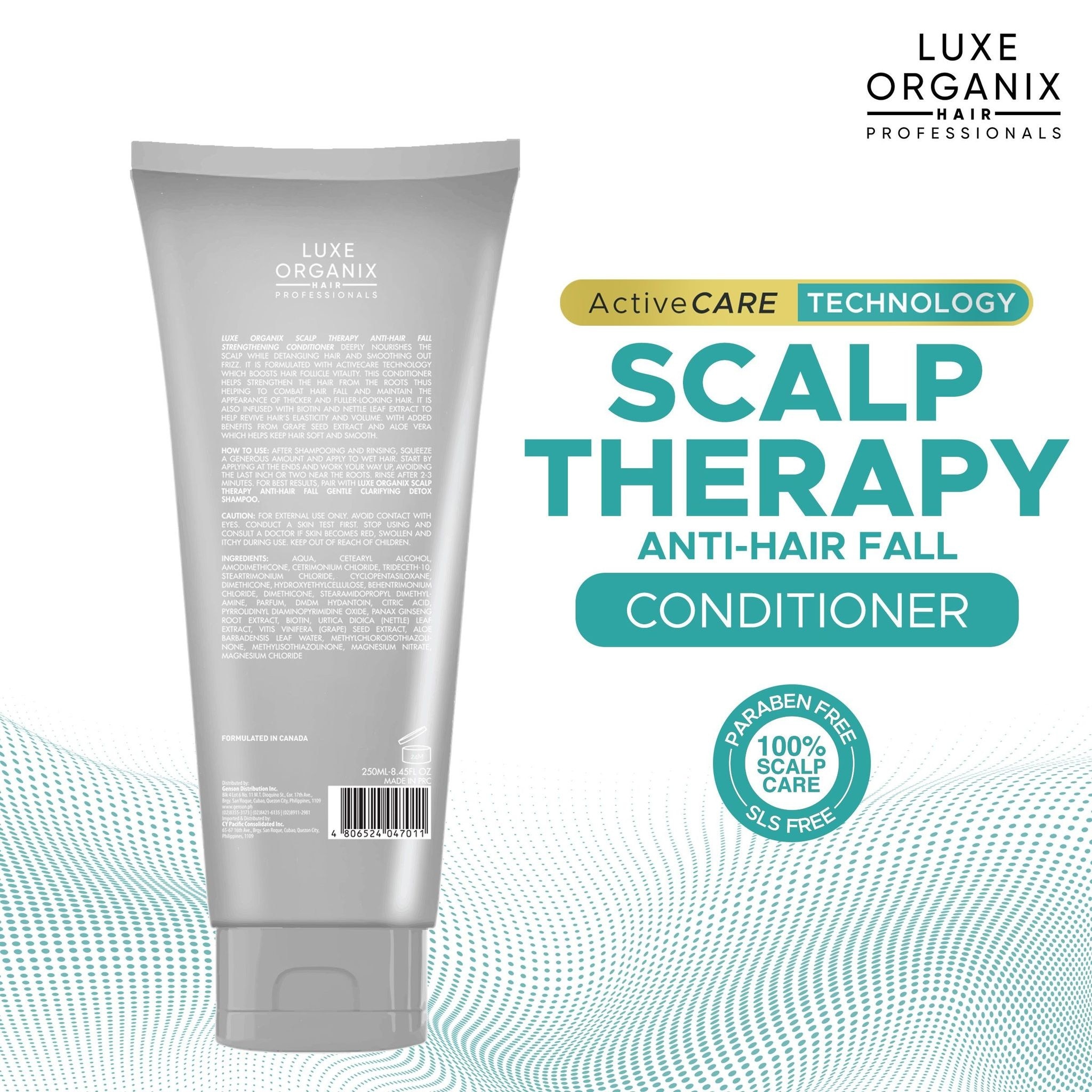 LUXE ORGANIX Scalp Therapy Anti-Hair Fall Strengthening Conditioner 250ml
