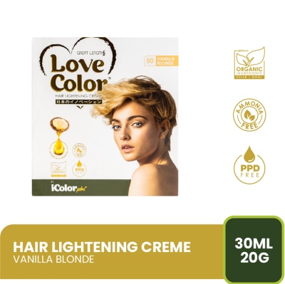 LOVE COLOR Hair Lightening Creme 40ml (sold per piece)