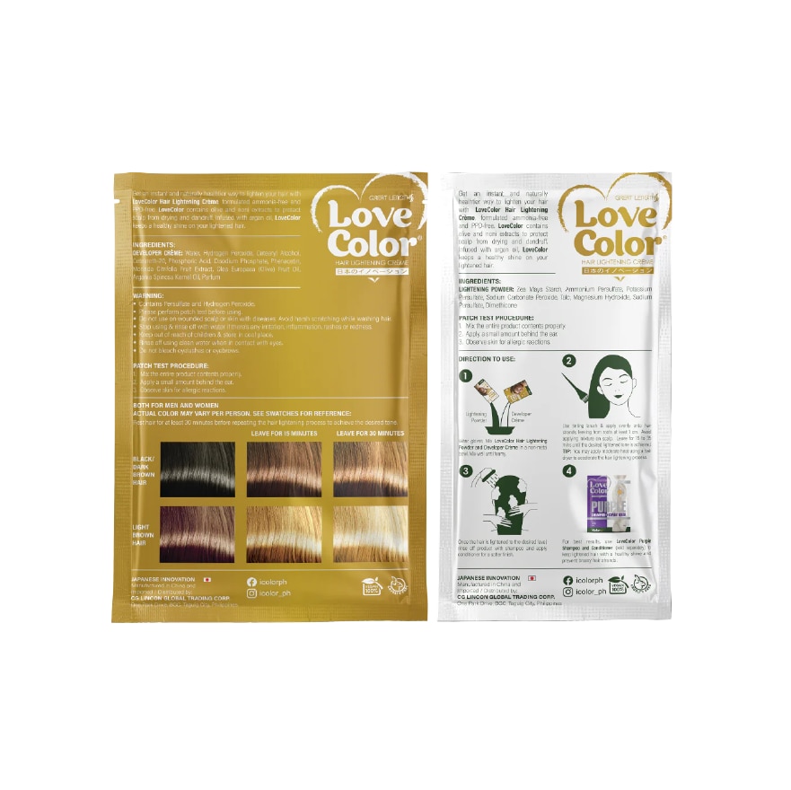 Hair Lightening Creme 40ml (sold per piece)