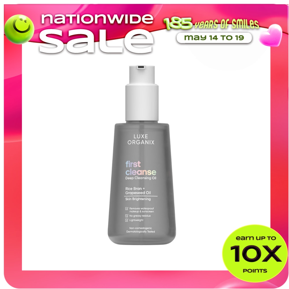 LUXE ORGANIX First Cleanse Cleansing Oil Skin Brightening 150ml