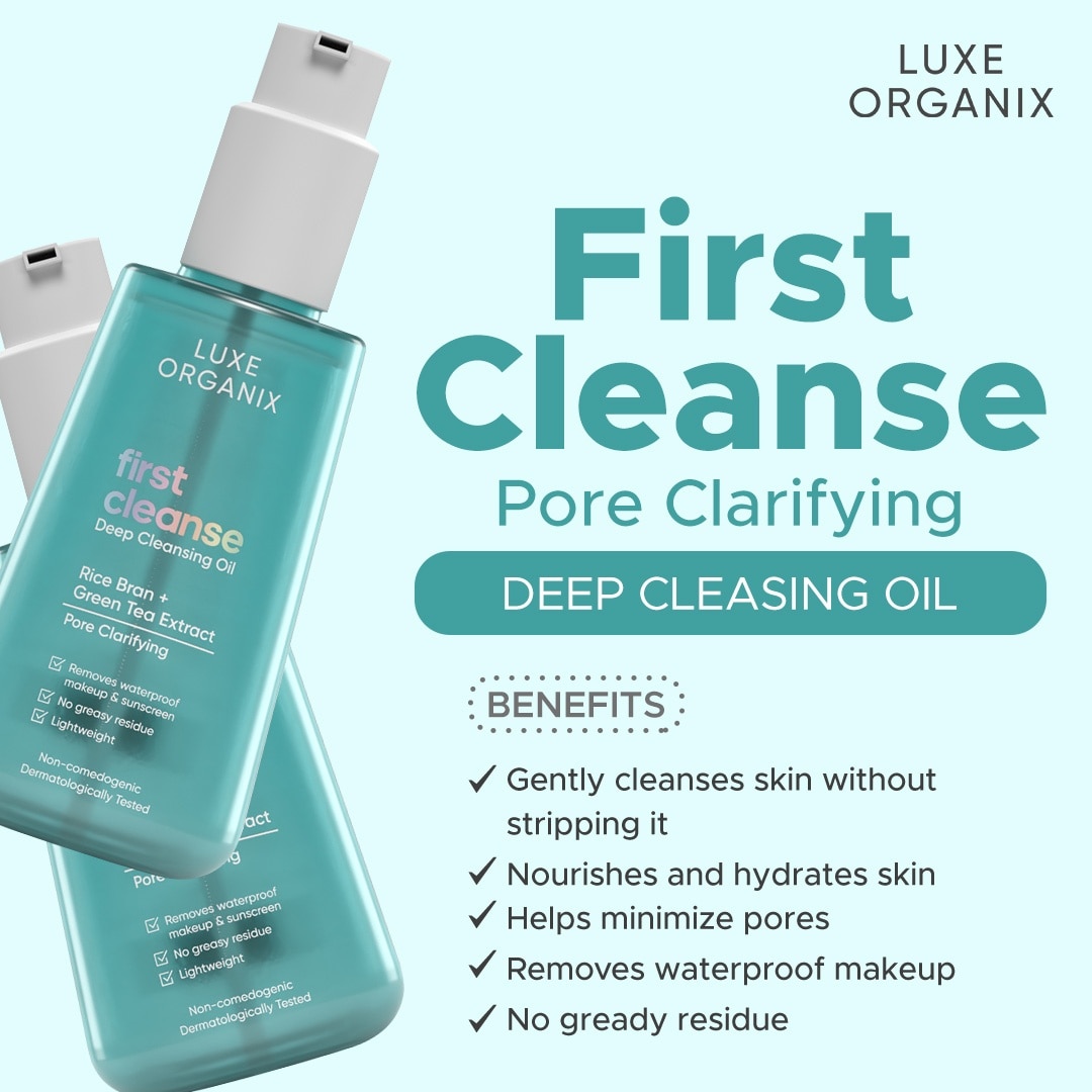 LUXE ORGANIX First Cleanse Cleansing Oil Pore Clarifying 150ml