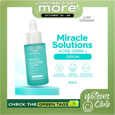 LUXE ORGANIX LUXE ORGANIX Miracle Solutions AHA BHA Serum 30ml image