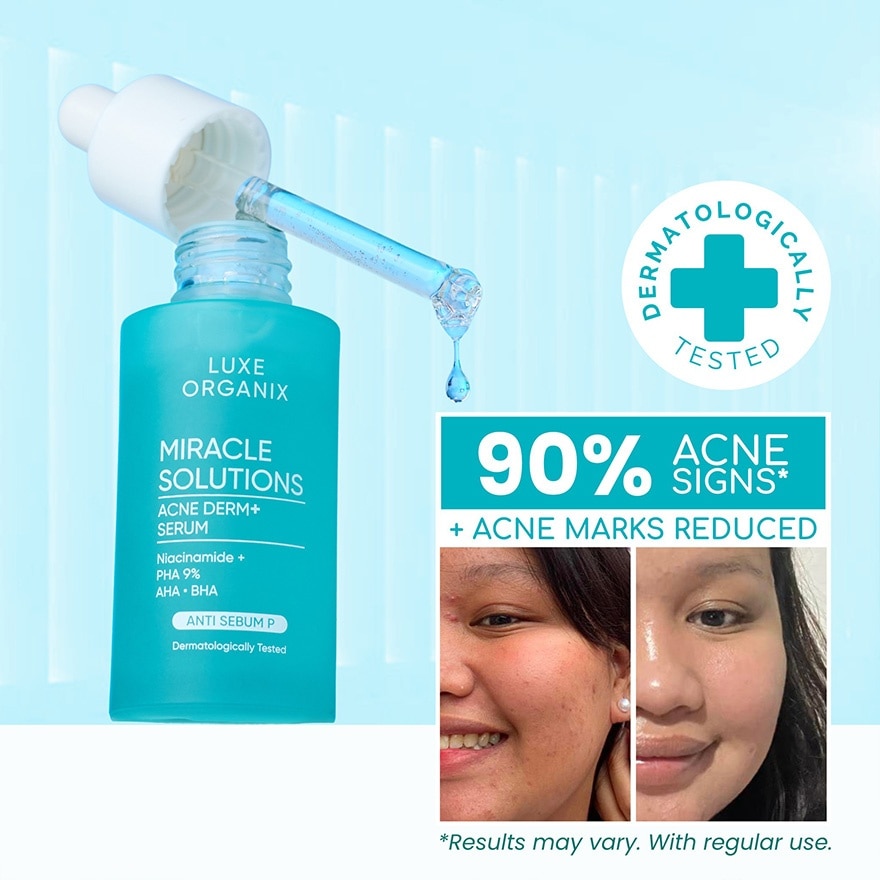 LUXE ORGANIX Miracle Solutions AHA BHA Serum 30ml image