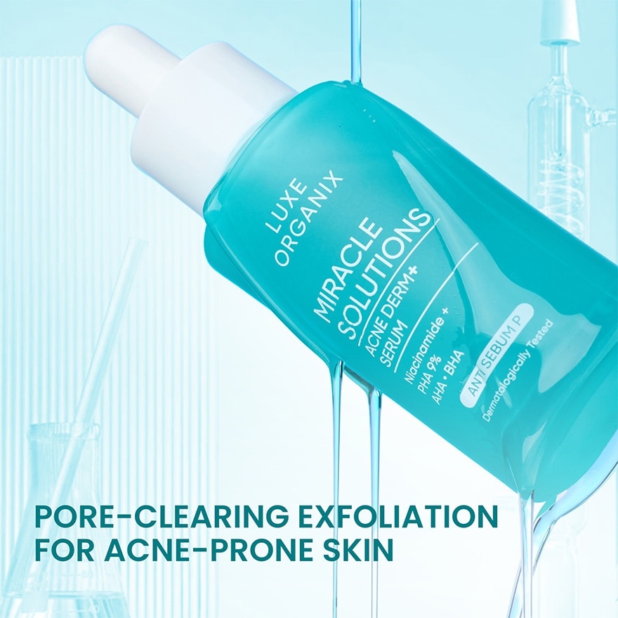 LUXE ORGANIX Miracle Solutions AHA BHA Serum 30ml image