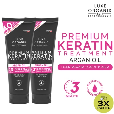 LUXE ORGANIX Luxe Organix Keratin Treatment Argan Oil 250ml