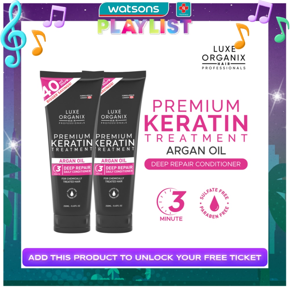 Luxe Organix Keratin Treatment Argan Oil 250ml