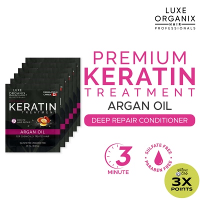 LUXE ORGANIX Luxe Organix Keratin Treatment Argan Oil 20ml 6s