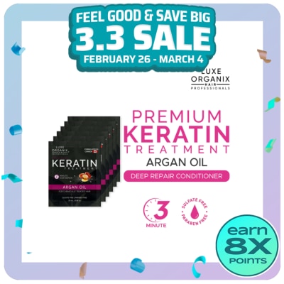 LUXE ORGANIX Luxe Organix Keratin Treatment Argan Oil 20ml 6s