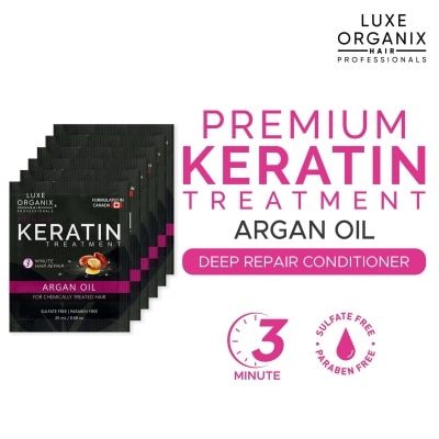 LUXE ORGANIX Luxe Organix Keratin Treatment Argan Oil 20ml 6s