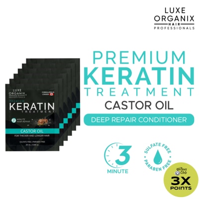 LUXE ORGANIX Luxe Organix Premium Keratin Castor 6sx20ml