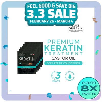 LUXE ORGANIX Luxe Organix Premium Keratin Castor 6sx20ml