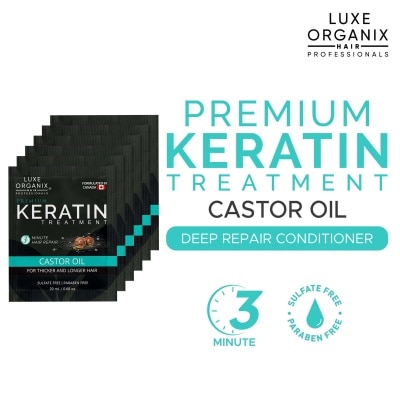 LUXE ORGANIX Luxe Organix Premium Keratin Castor 6sx20ml