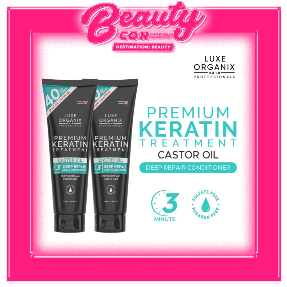 Luxe Organix Premium Keratin Castor Oil Treatment 250ml