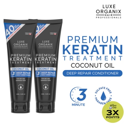 LUXE ORGANIX Luxe Organix Keratin Treatment Virgin Coconut Oil 250ml