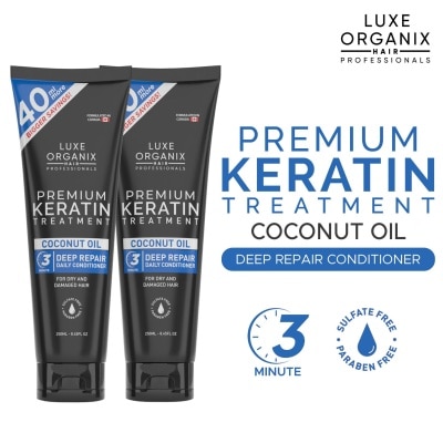 LUXE ORGANIX LUXE ORGANIX Premium Keratin Treatment Virgin Coconut Oil 250ml B1T1