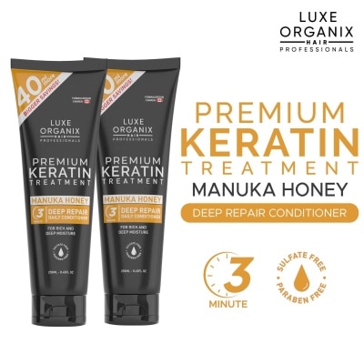 LUXE ORGANIX LUXE ORGANIX Premium Keratin Treatment Manuka Honey 250ml B1T1