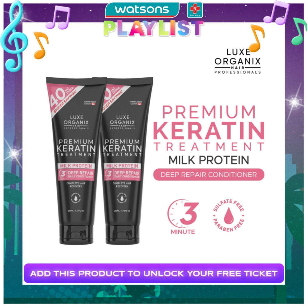 Luxe Organix Keratin Treatment Milk Protein 250ml