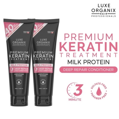 LUXE ORGANIX LUXE ORGANIX Premium Keratin Treatment Milk Protein 250ml B1T1