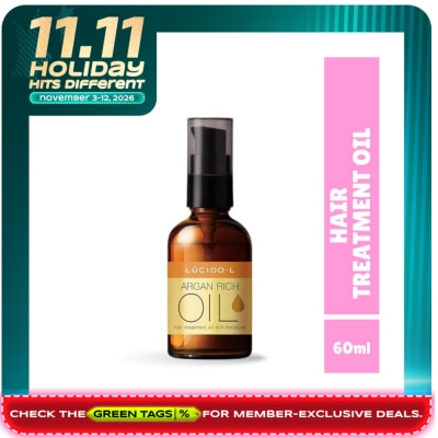 LUCIDO L Lucido L Argan Rich Oil Hair Treatment Oil Rich Moisture 60ml image