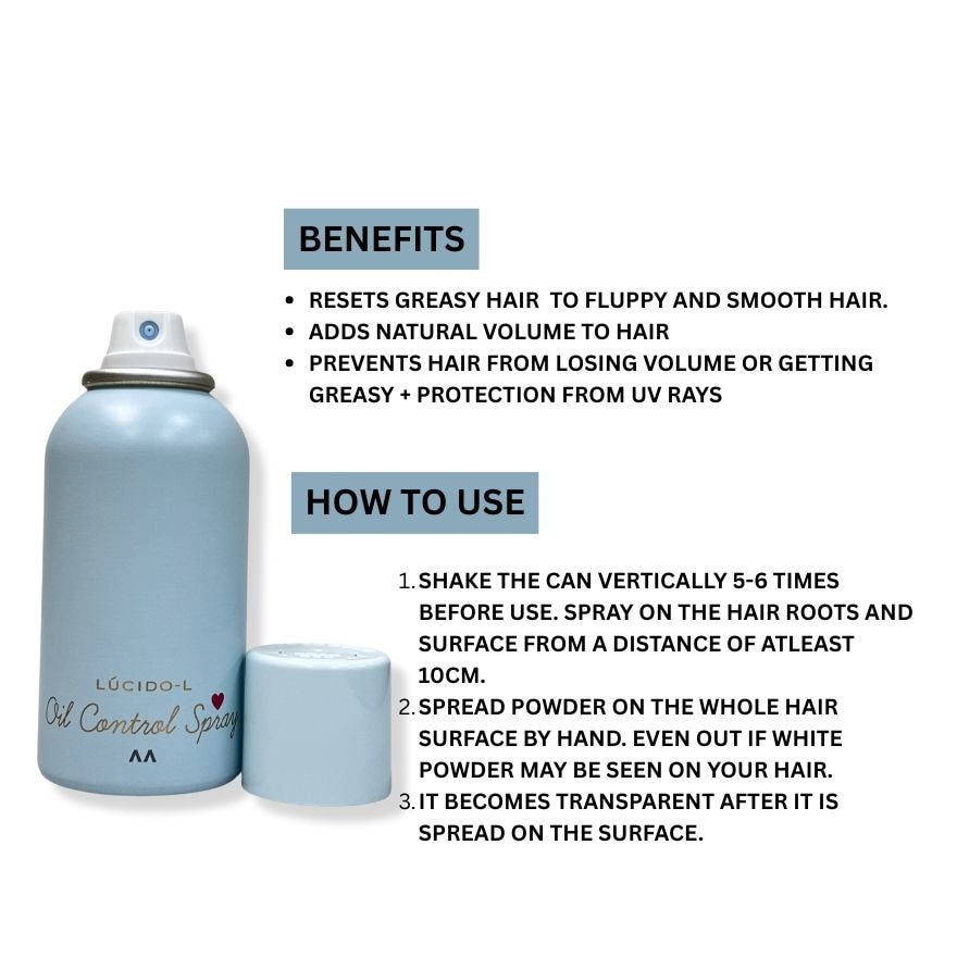 LUCIDO-L Oil Control Spray Clear Fruity 70g