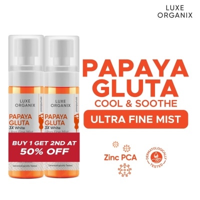 LUXE ORGANIX LUXE ORGANIX Papaya Gluta Face Mist 80ml Bundle