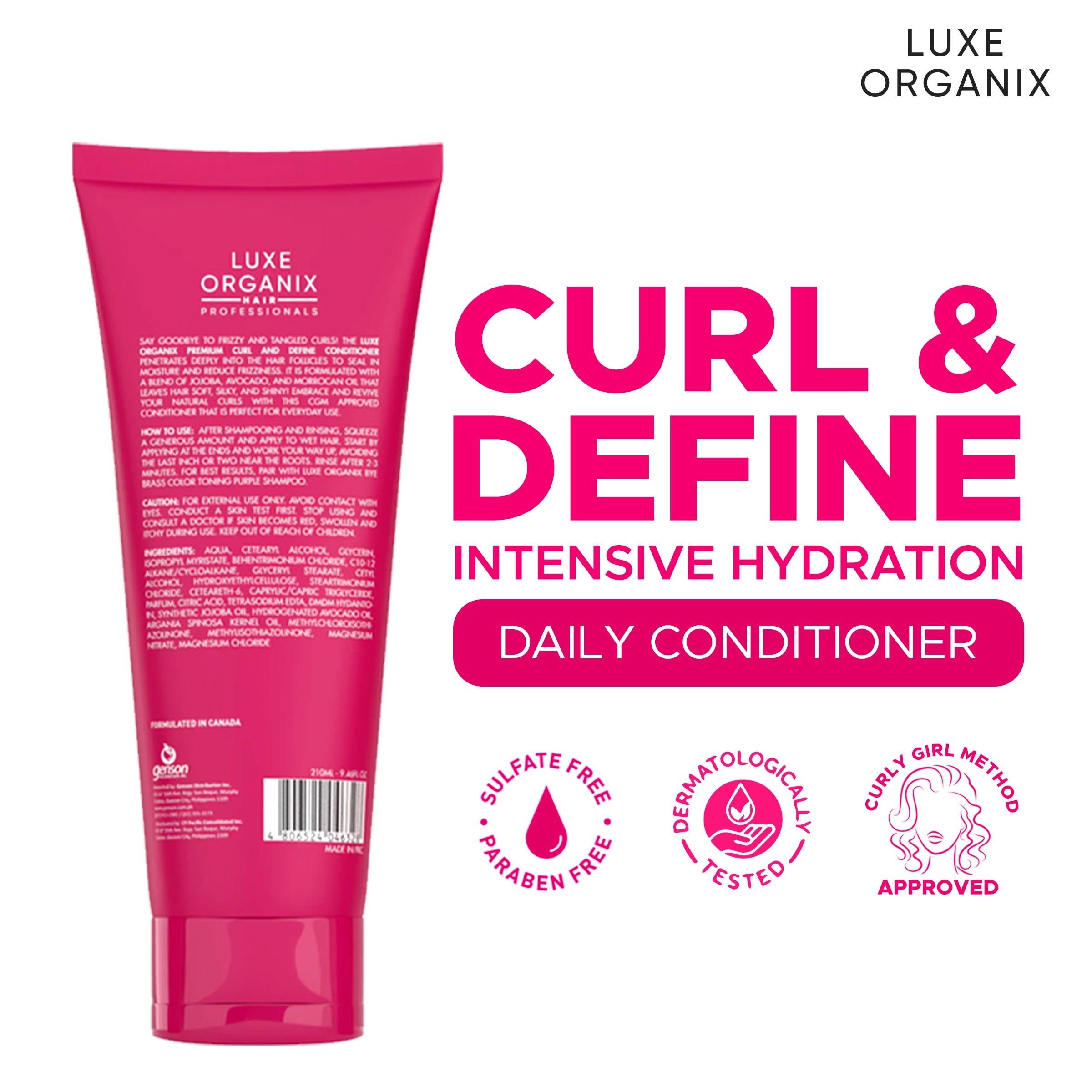 Curl Define Intensive Hydration Daily Conditioner 210ml