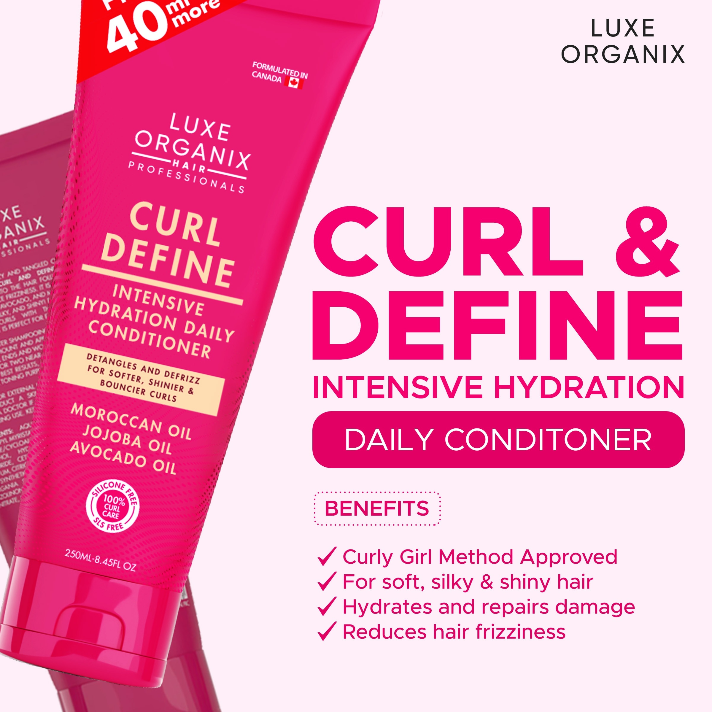 Curl Define Intensive Hydration Daily Conditioner 210ml