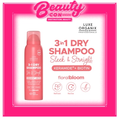 LUXE ORGANIX LUXE ORGANIX Hair Professionals 3in1 Dry Shampoo Sleek & Straight Floral Bloom 110ml