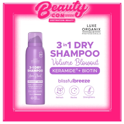 LUXE ORGANIX LUXE ORGANIX Hair Professionals 3in1 Dry Shampoo Volume Blowout Blissful Breeze 110ml