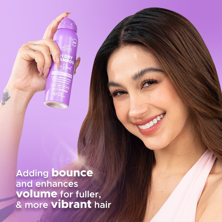 LUXE ORGANIX Hair Professionals 3in1 Dry Shampoo Volume Blowout Blissful Breeze 110ml