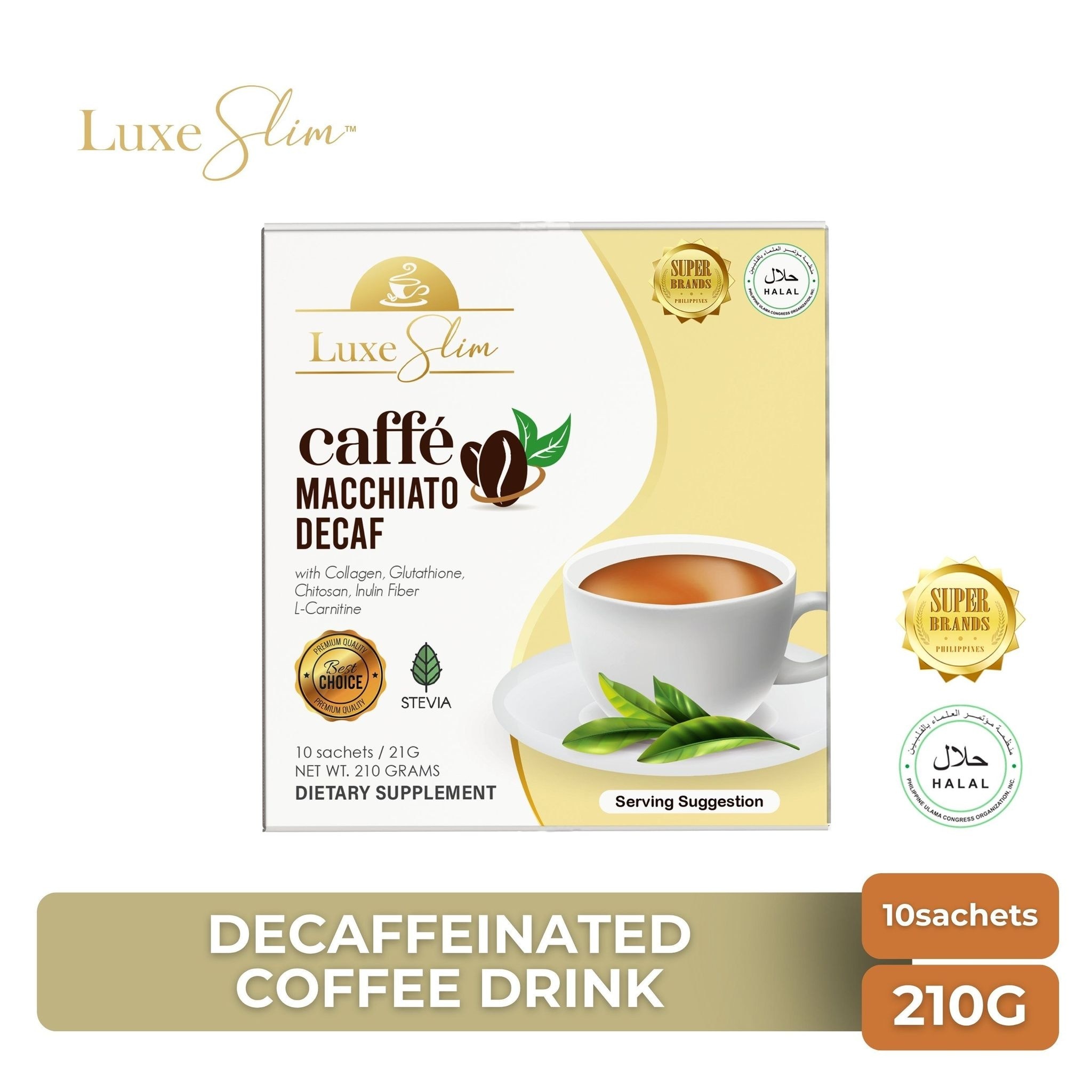 LUXESLIM Caffe Macchiato Decaf 21g 10s