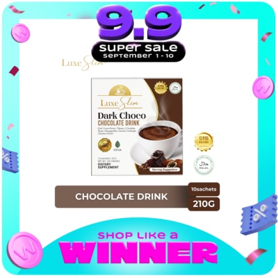 LUXESLIM - LUXESLIM Dark Choco Chocolate Drink 21g 10s image