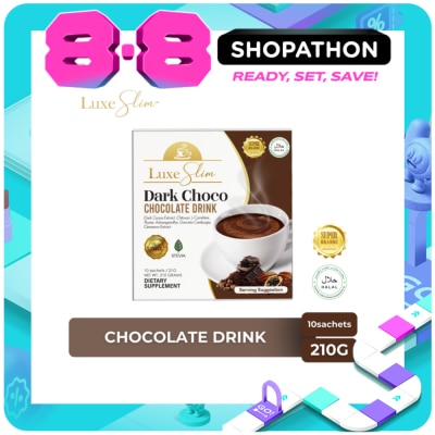 LUXESLIM - LUXESLIM Dark Choco Chocolate Drink 21g 10s image
